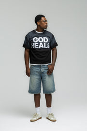God Heals Tee - Black