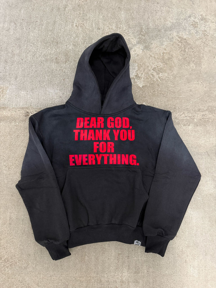Dear God Hoodie - Black