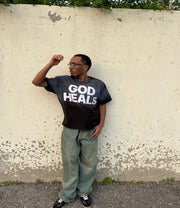 God Heals Tee - Black
