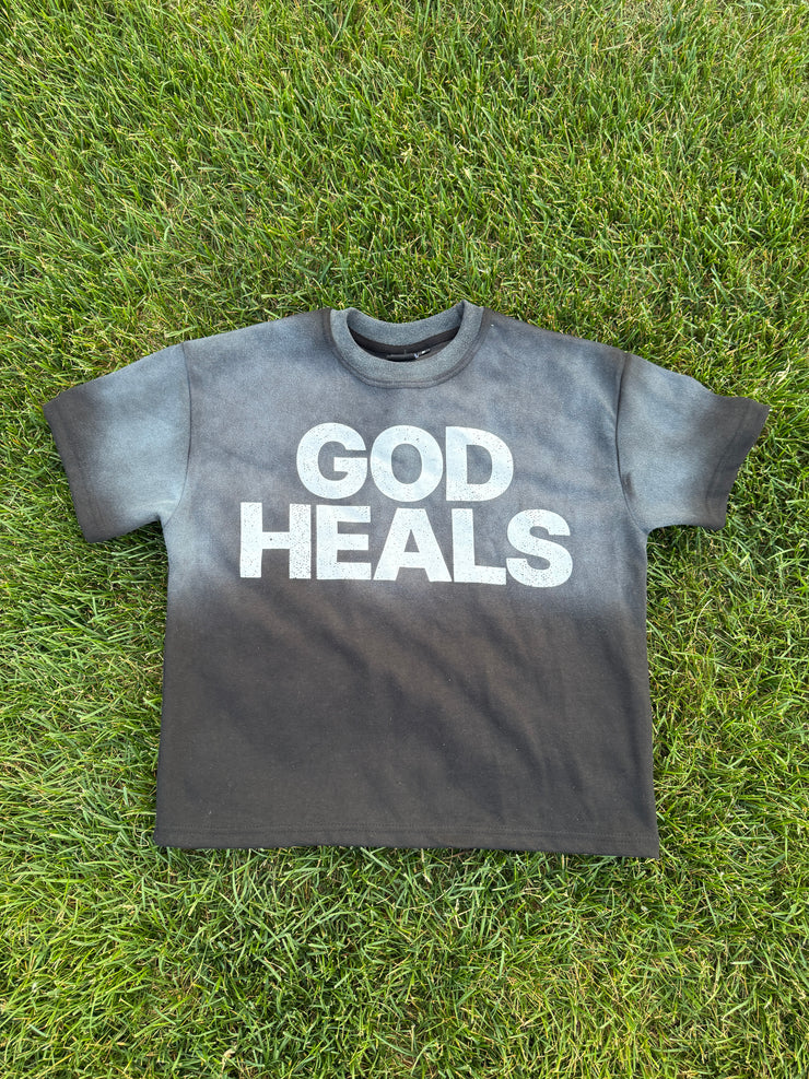 God Heals Tee - Black